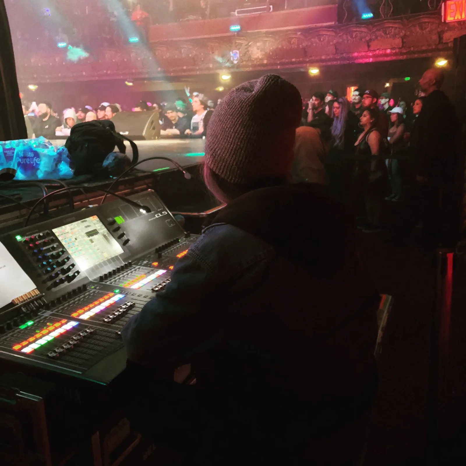 Monitor Mixing at The Belasco