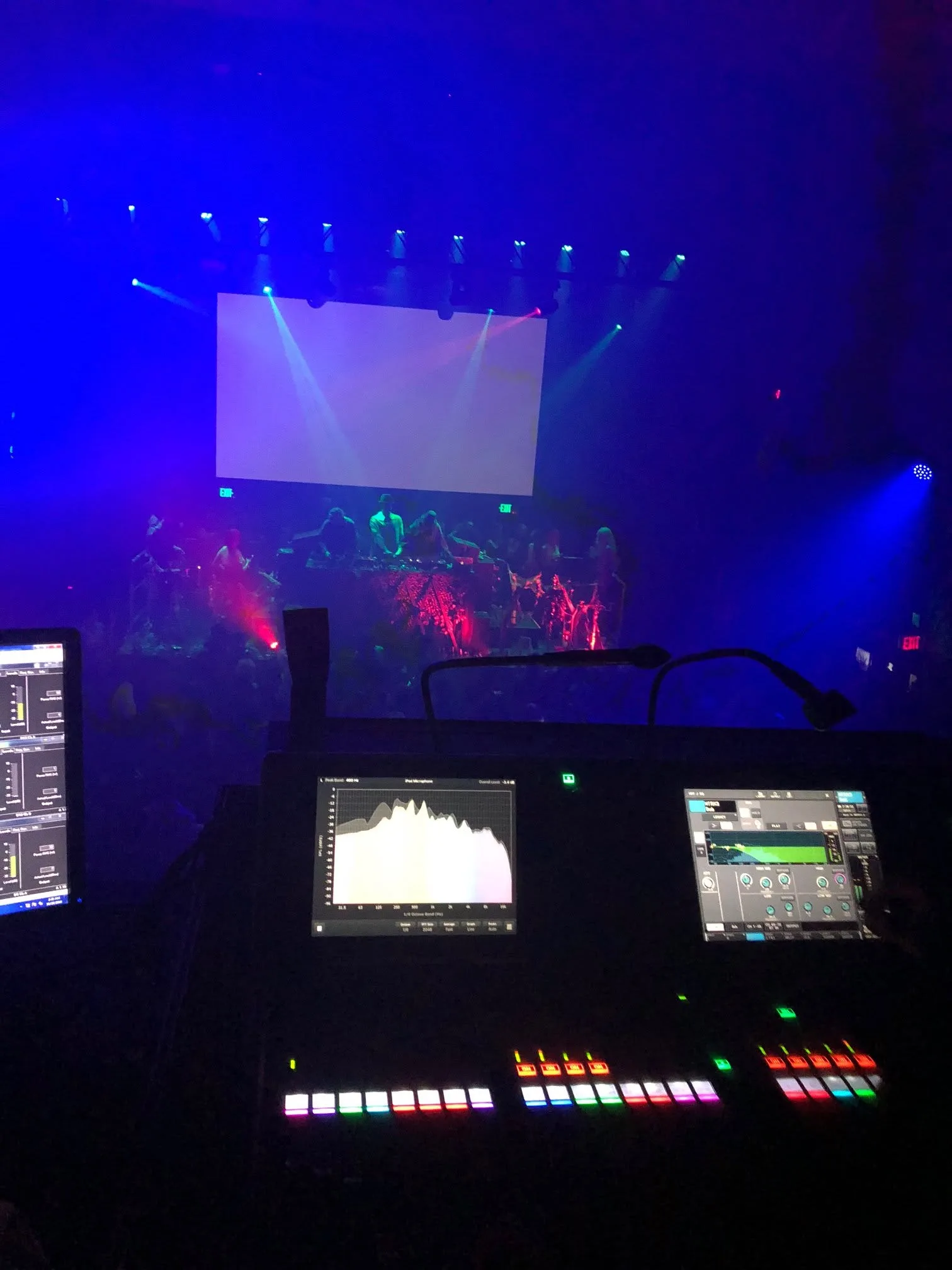 FOH at the Belasco on the Yamaha CL5 Series